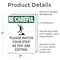 Signmission Safety Culture Sign, 3.5 in Width, Vinyl Decal, Rectangle OS-2PACK-BC-D-35-V-10129 - alternate 6